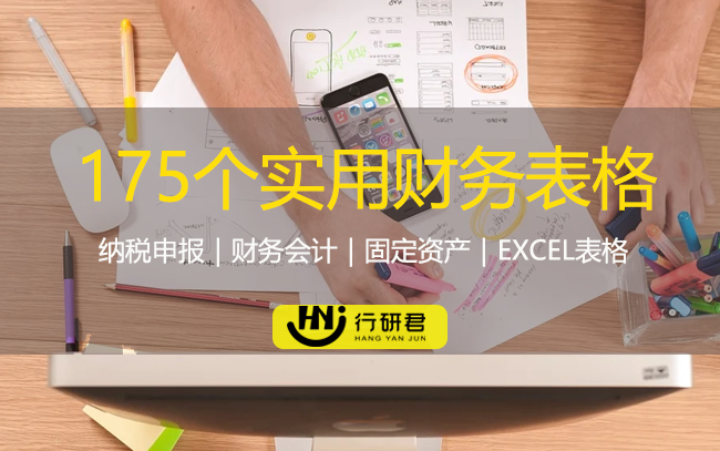 175个实用财务表格