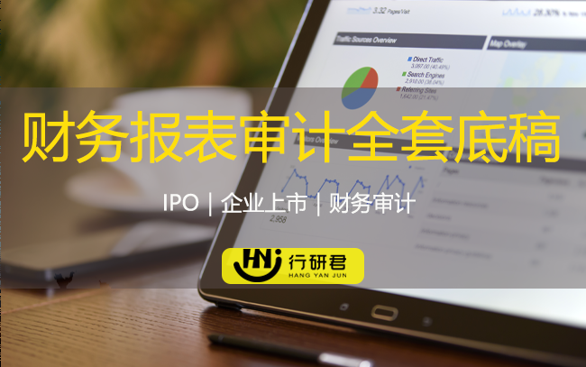 IPO及上市公司财务报表审计全套底稿